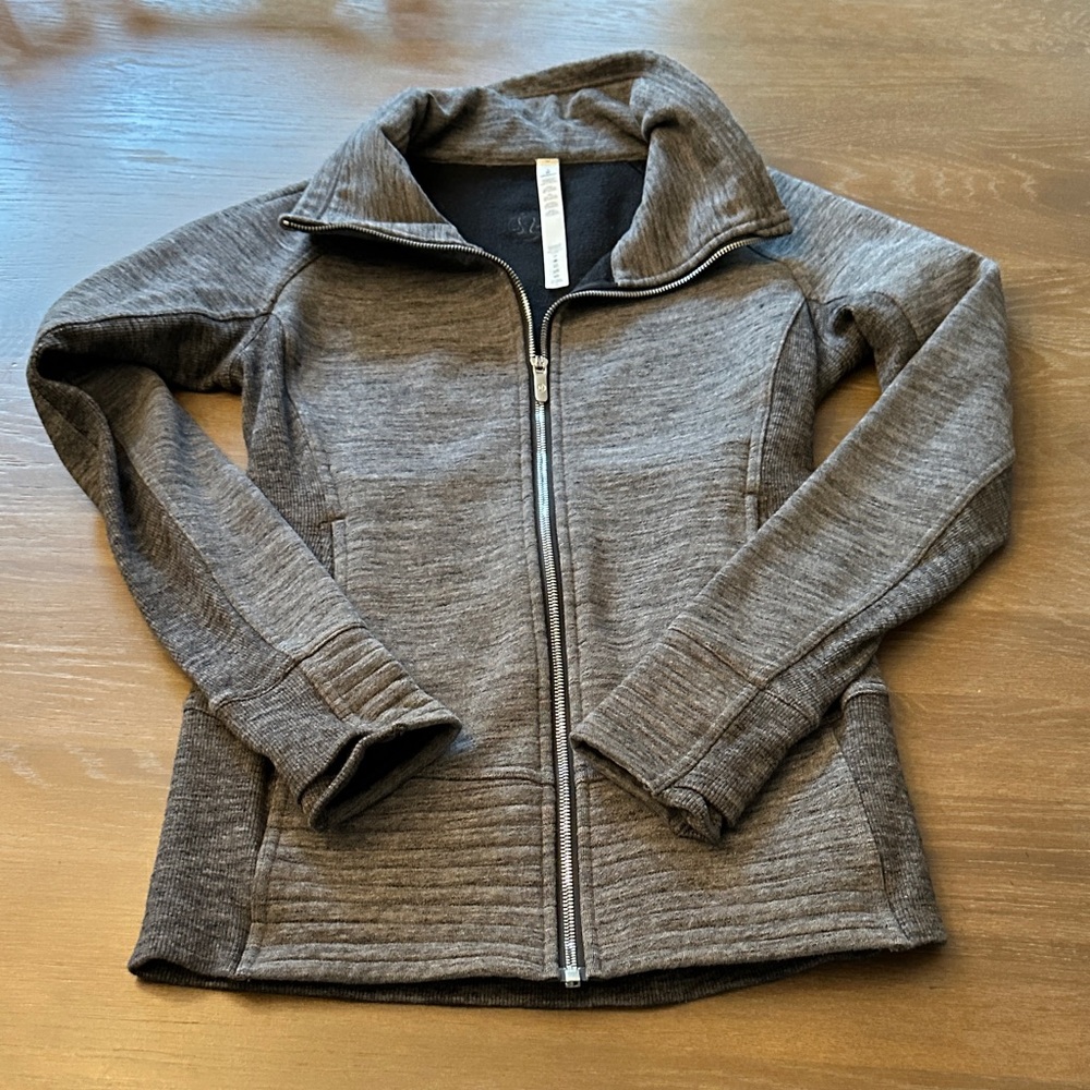 Lululemon Gray Zip-Up Jacket